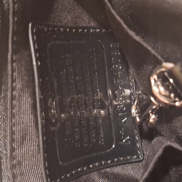 Signature COACH small handbag - Picture 4 of 5
